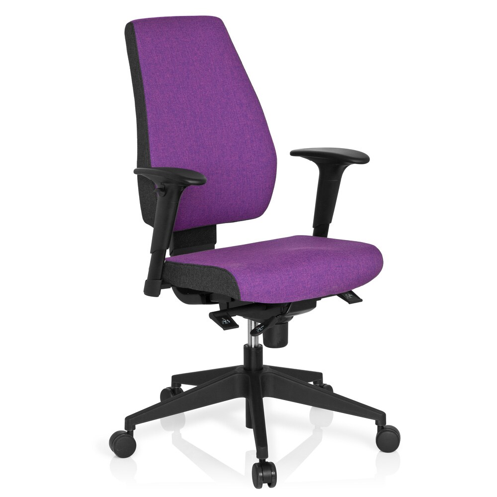 Profi Bürostuhl PRO-TEC 500 Stoff mit Armlehnen (höhenverstellbar) hjh OFFICE