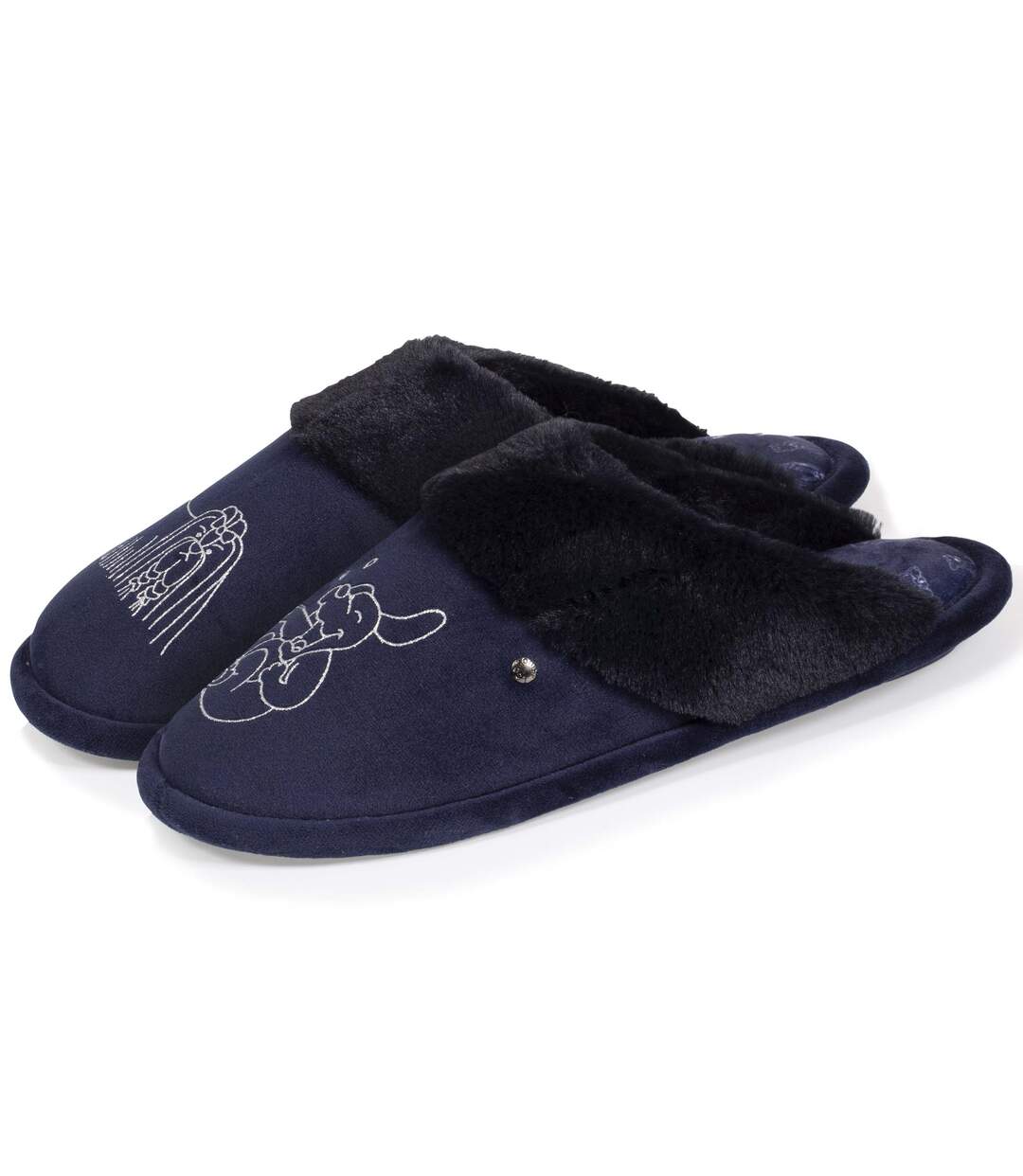 Isotoner Chaussons Mules femme fantaisie animal