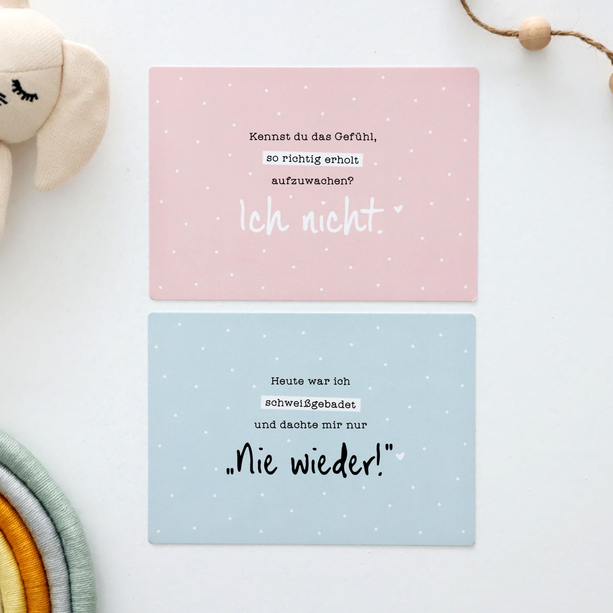 Meilensteinkarten für Eltern „Liebe & Chaos