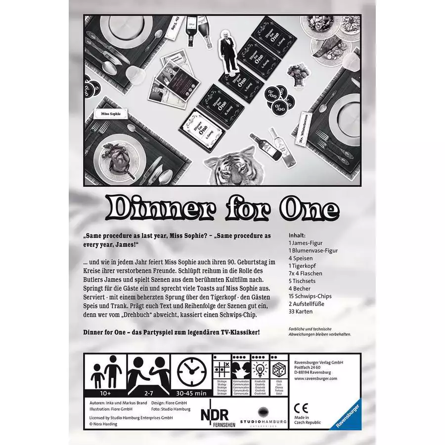 Ravensburger Der 90. Geburtstag oder Dinner for One bunt