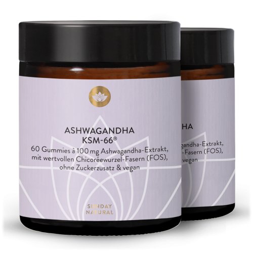 Sunday Natural Products  AshwagandhaKSM-66 ®Gummies