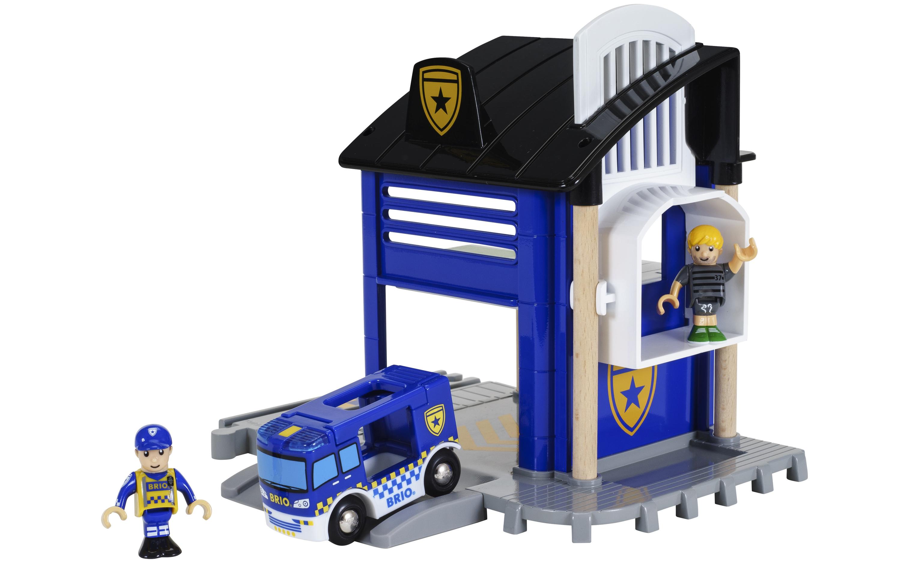BRIO World Polizeistation mit EinsatzfahrzeugPolizeistation