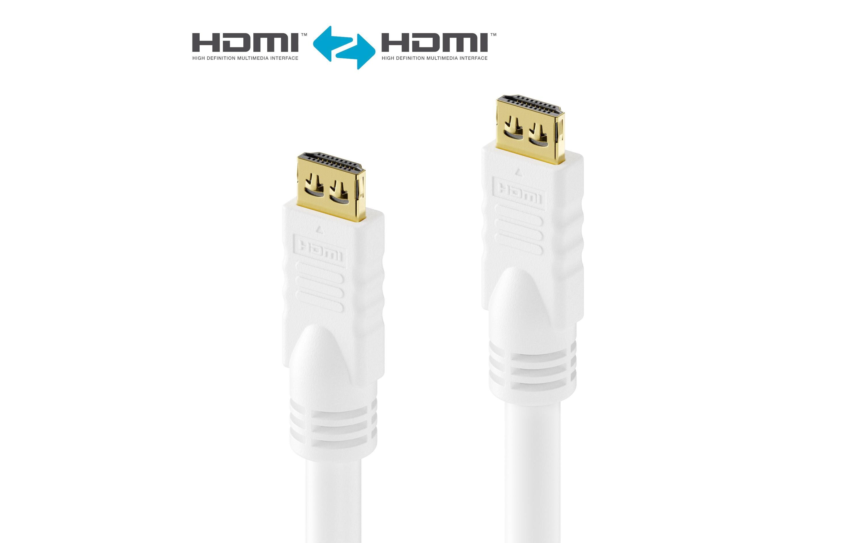 Kabel 4K High Speed HDMI 0.5 mZertifiziertes 4K High Speed HDMI Kabel mit Ethernet Kanal