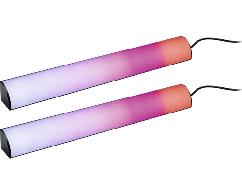EntertainLED Lightbar Dynamisch 2-pack 2x24 lm H 30,5 cm RGB kleurverandering met geheugenfunctie + afstandsbediening