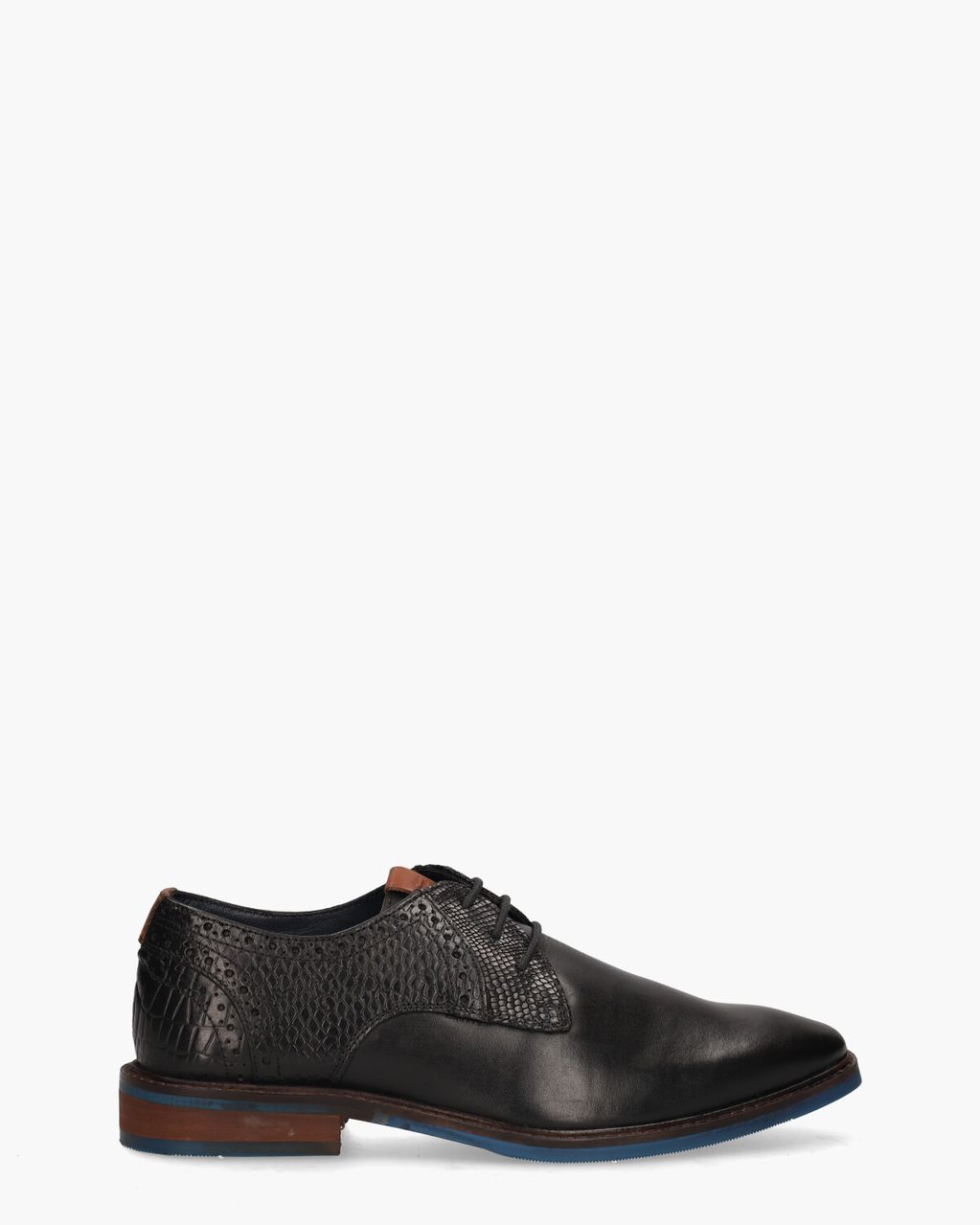Jenszen Stan Zwart Heren Veterschoenen