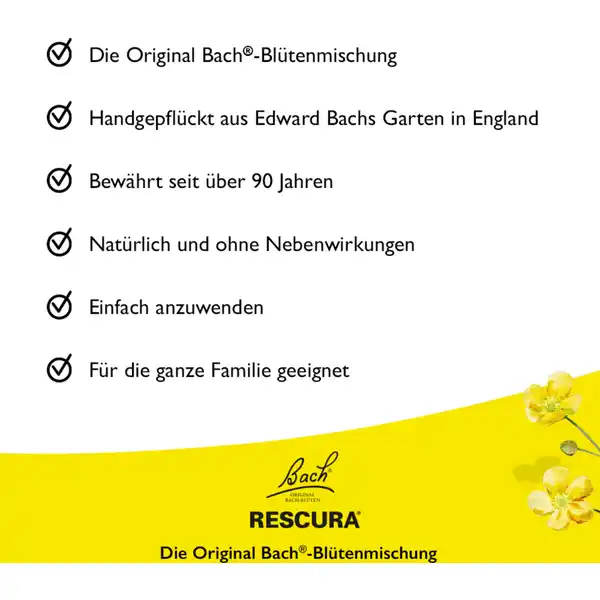 Bachblüten Pastillen Orange-Holunder