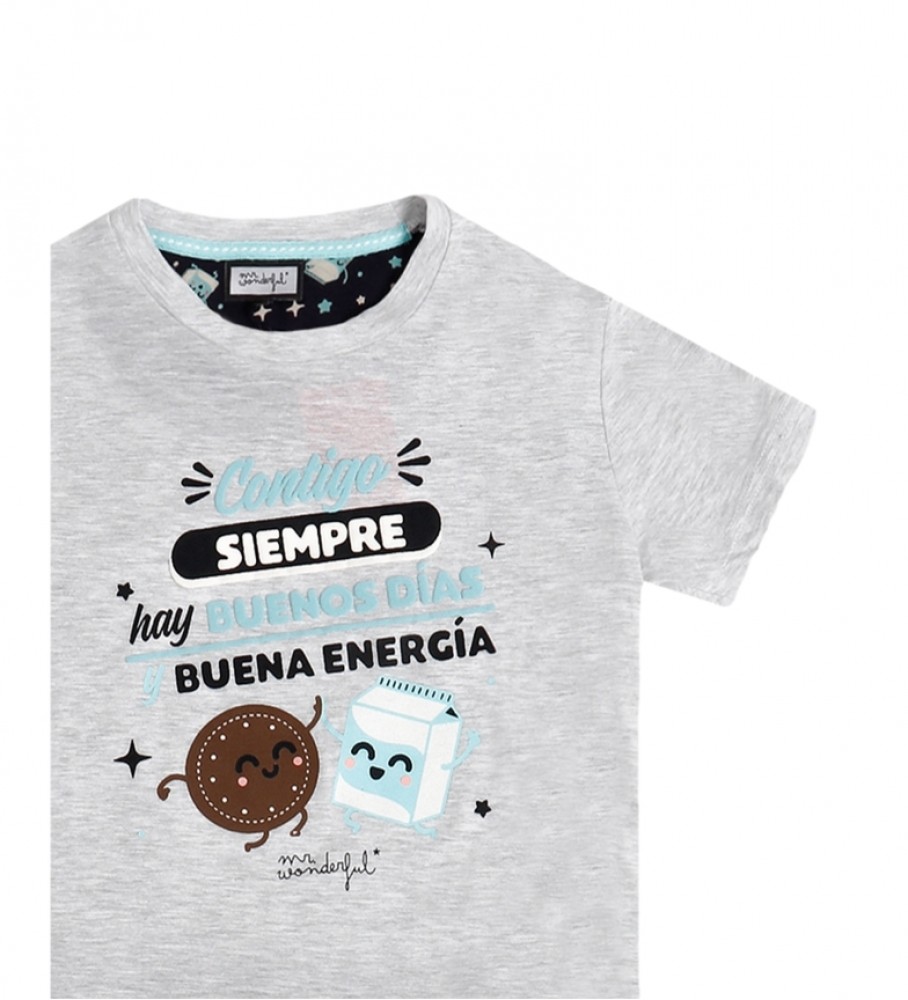 Pijama cinza Aznar Innova com você