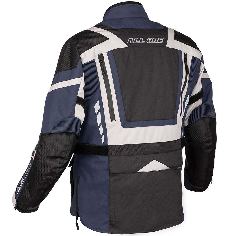 All One - Veste Canyon Evo Bleu / Noir / Gris Clair