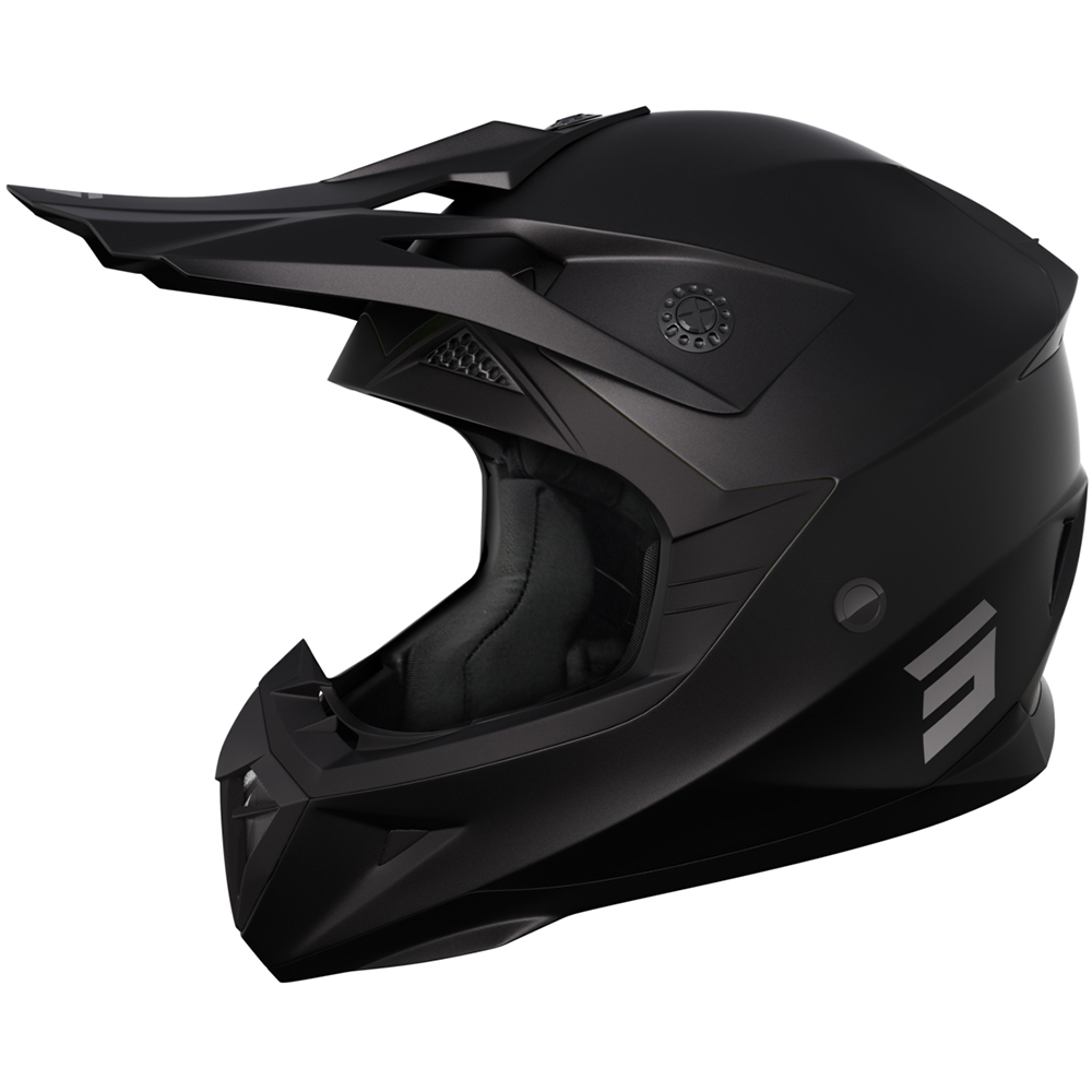 Shot - Casque enfant Pulse Kid Solid 2.0 Noir Mat