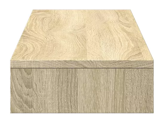 Support de moniteur chêne sonoma 100x27x10 cm bois d'ingénierie