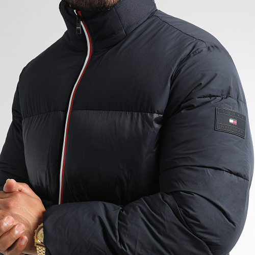 Doudoune Zippée Tech Sand Collar 7586 Bleu Marine