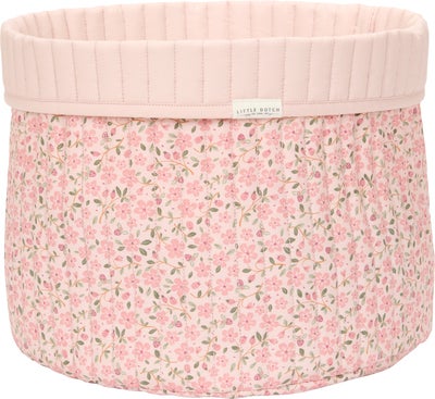 Little Dutch Fairy Floral Oppbevaringskurv L, Rosa