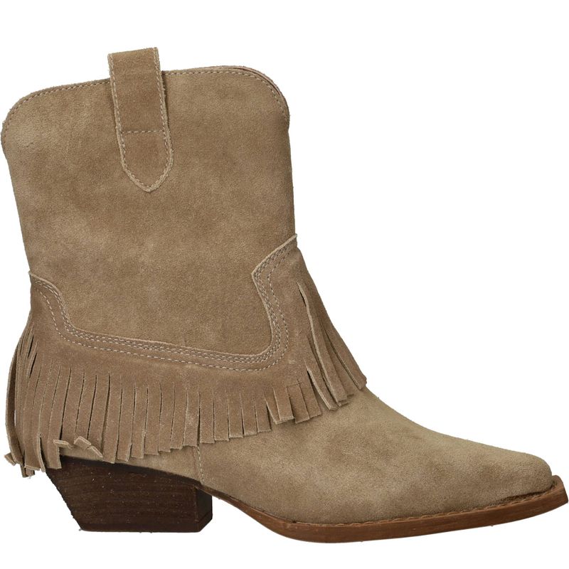 PS Poelman Westernboots Beige Dames