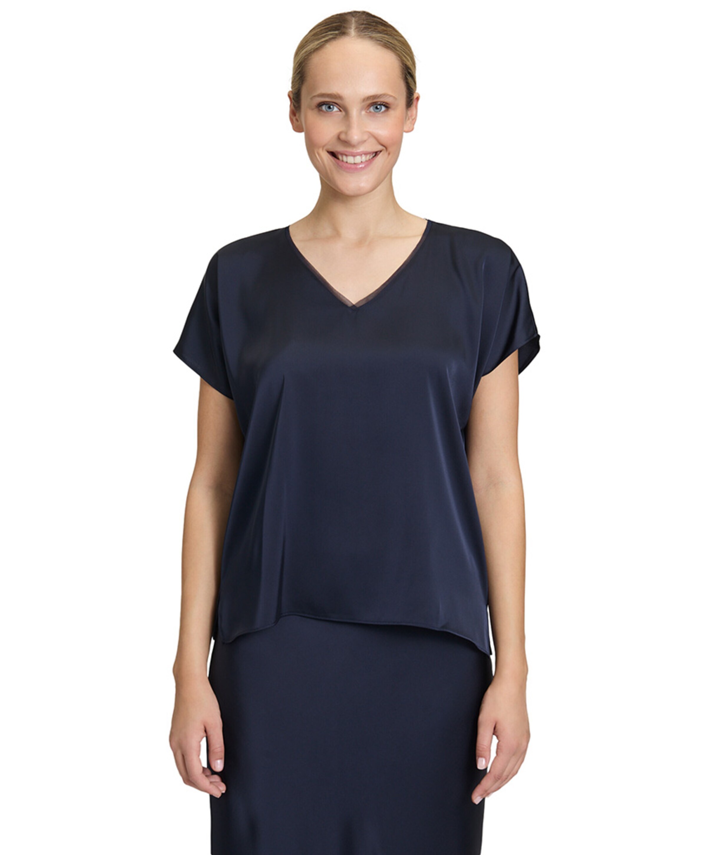 Vera Mont Dames blouse blauw