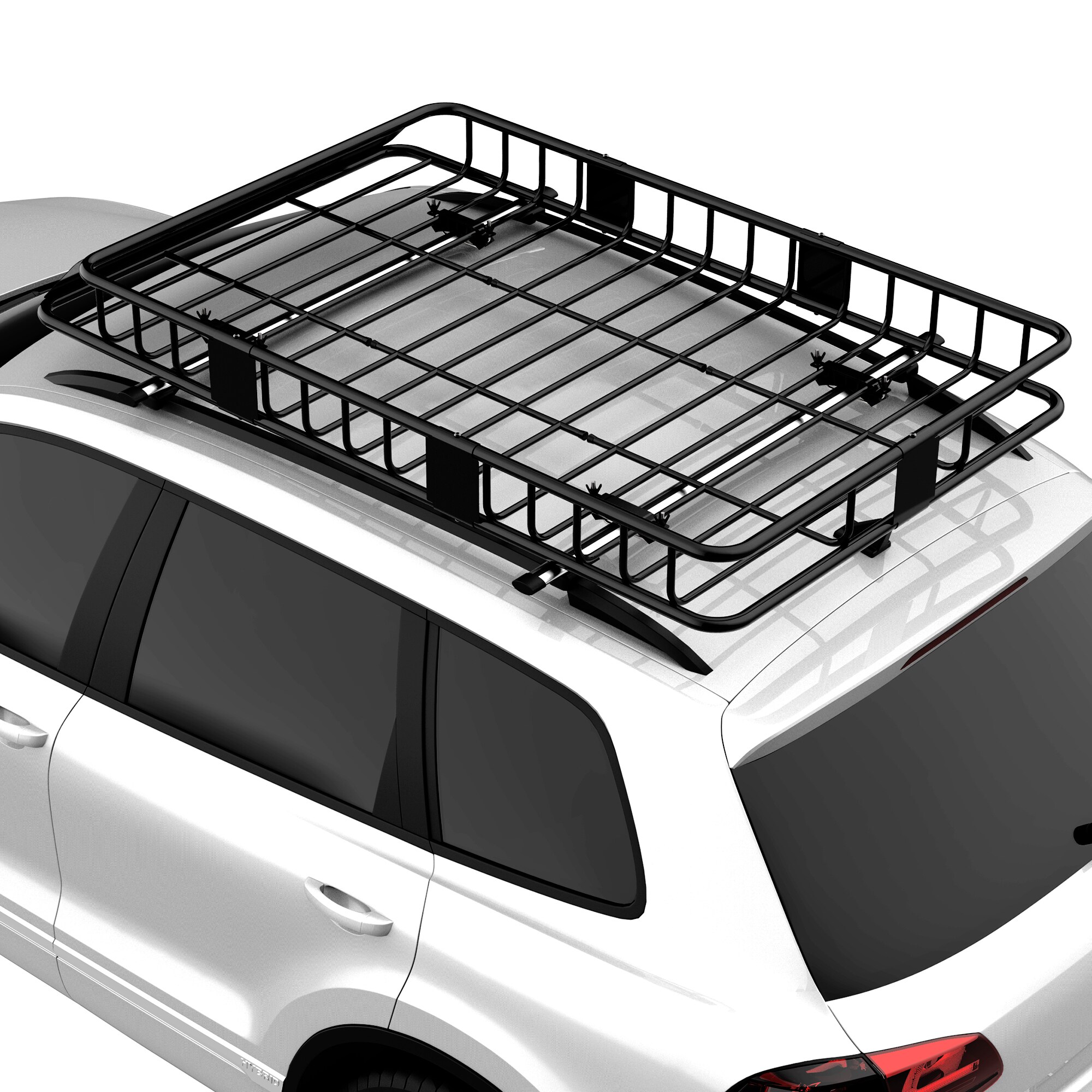 HOMCOM Dachgepäckträger fürs Auto schwarz 99 x 62 x 16 cm (LxBxH)