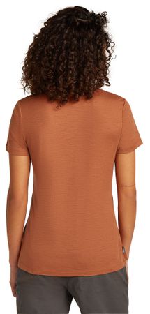 TL ADVENTURE RIDE Damen-Merino-Kurzarmshirt  dusty clay  S