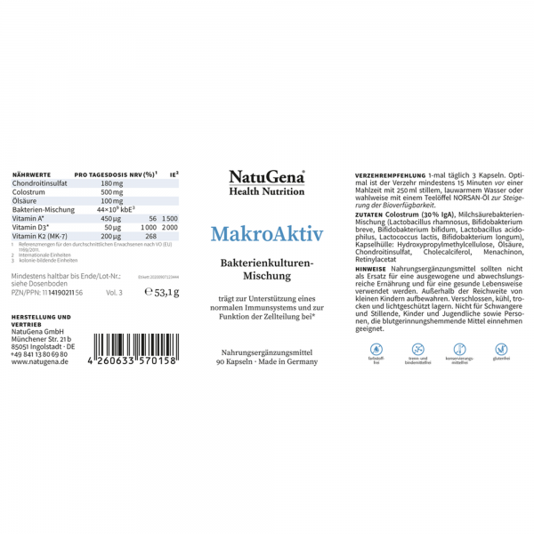 NatuGena® MakroAktiv 90 Kaps.