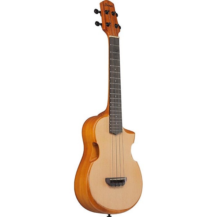 Ibanez AUT10 Open Pore Natural tenor ukelele met gigbag