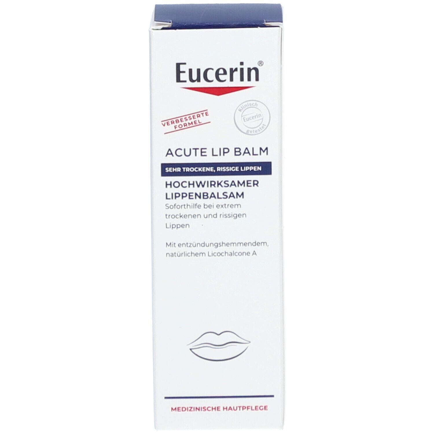 Eucerin Acute Lip Balm – Heilungsfördernder Lippenbalsam für trockene, rissige und aufgesprungene Lippen - jetzt 20% sparen mit Code 