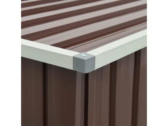 Boîte de rangement de jardin Marron 171x99x93 cm
