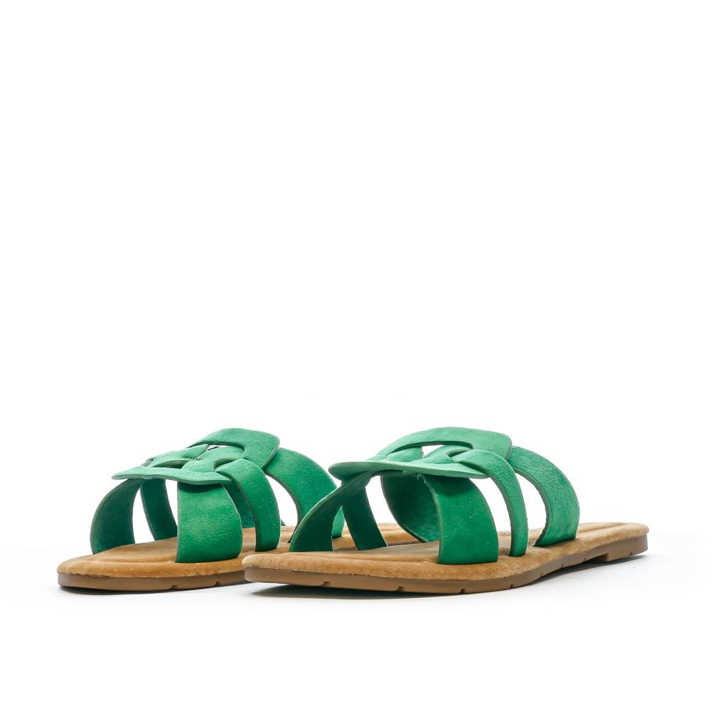 Chattawak Claquettes Vertes Femme Chattawak Pace