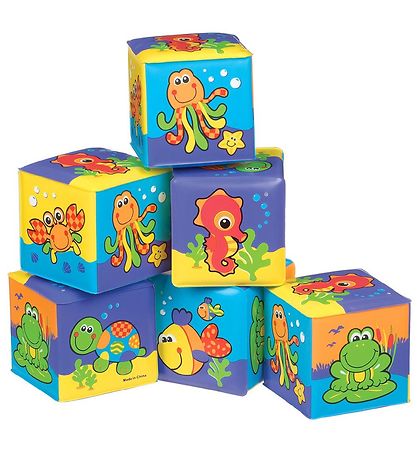 Playgro Bådeklodser - 6 stk - Blå