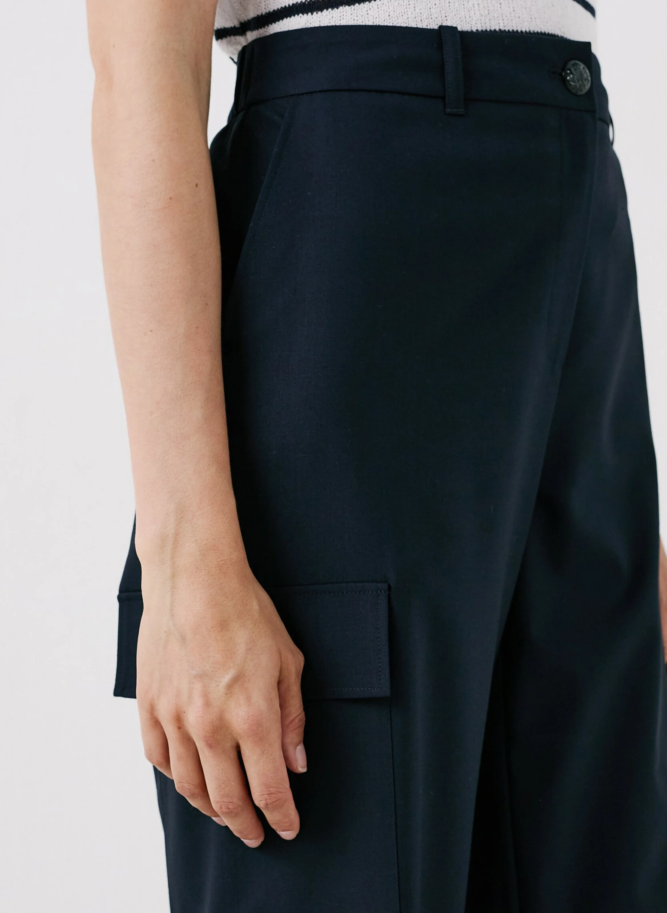 PORTORICO - Pantalon droit | Bleu