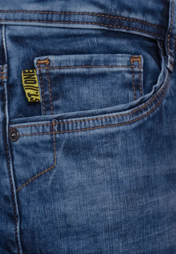 Regular Fit Jeans - dark indigo authentic wash