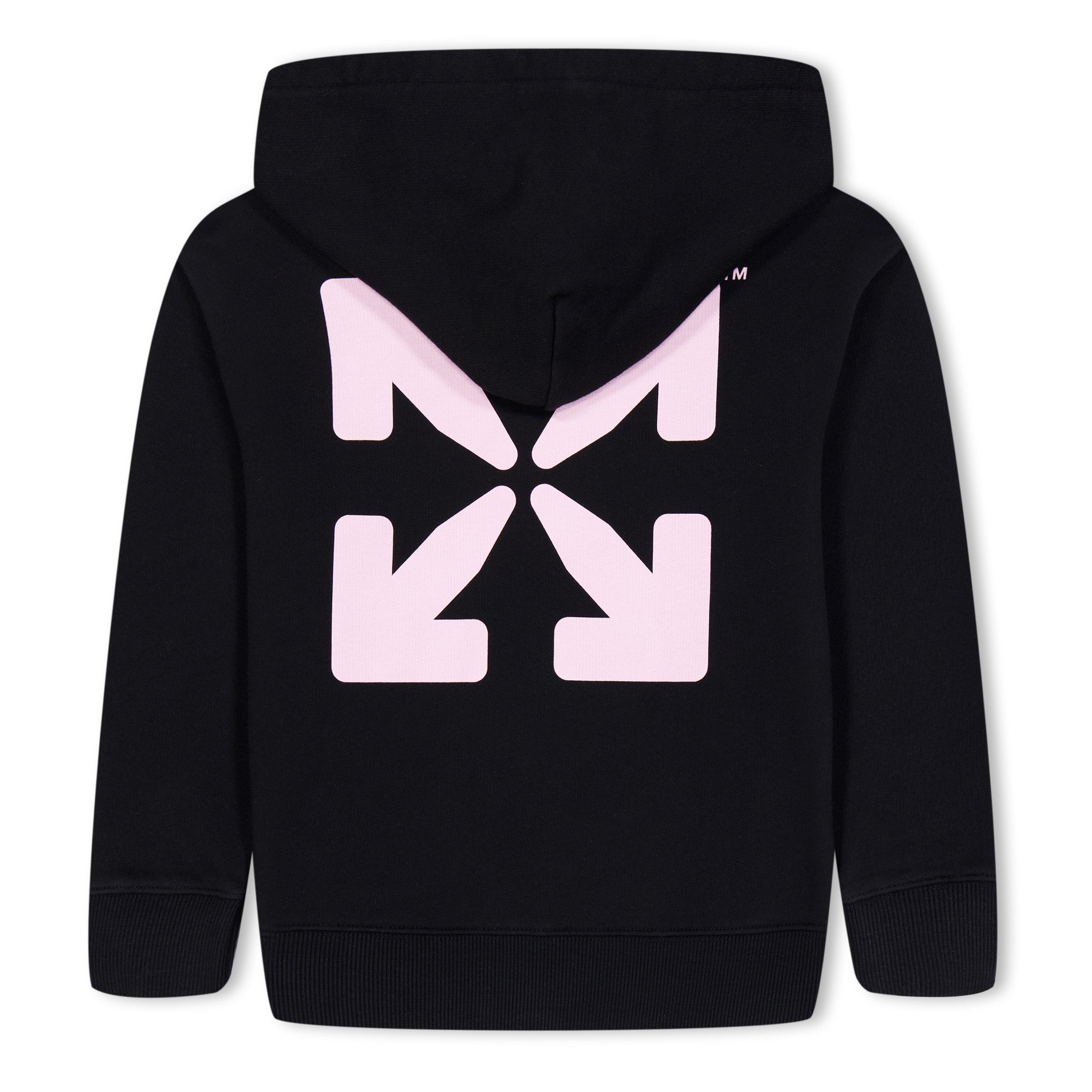 Off White Rounded Logo Hoodie Infants