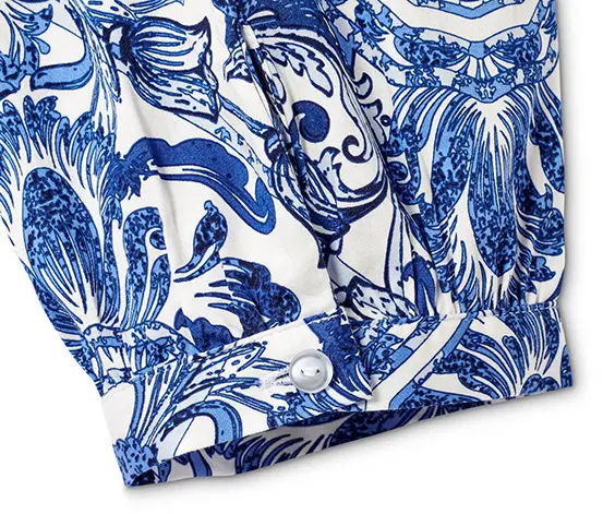 Bedruckte Tunika-Bluse