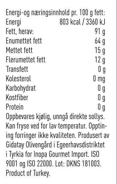 Olivenolje multi - 250 ml