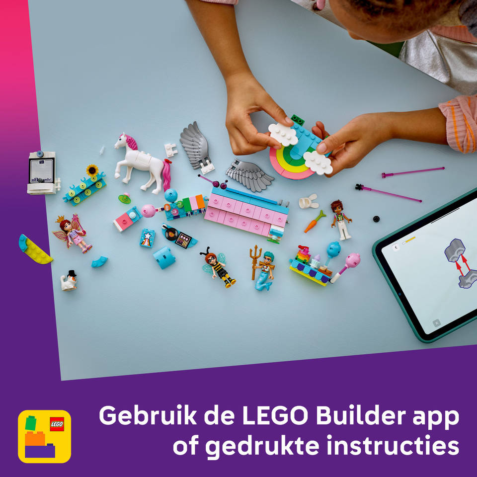LEGO Friends verkleedfeestje met eenhoorn en fee 42661