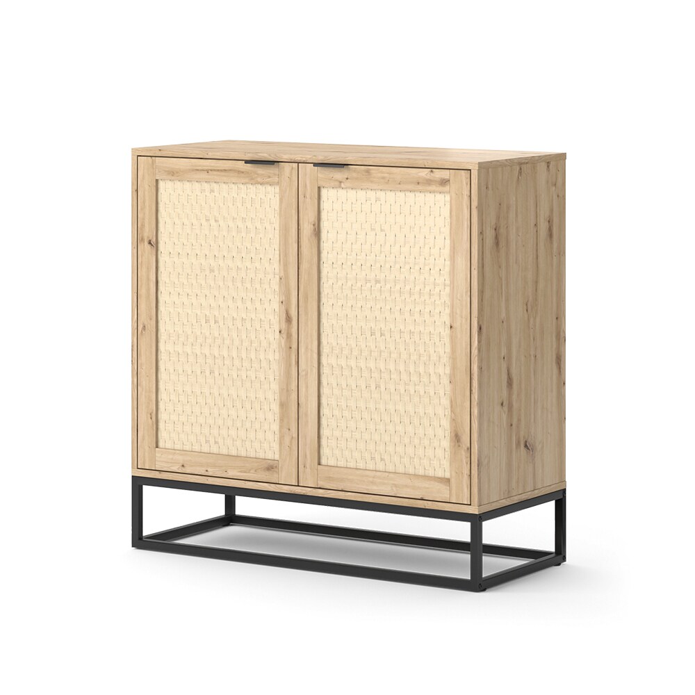 Vicco Kommode Natal Eiche 92 x 92,5 cm 2 Türen