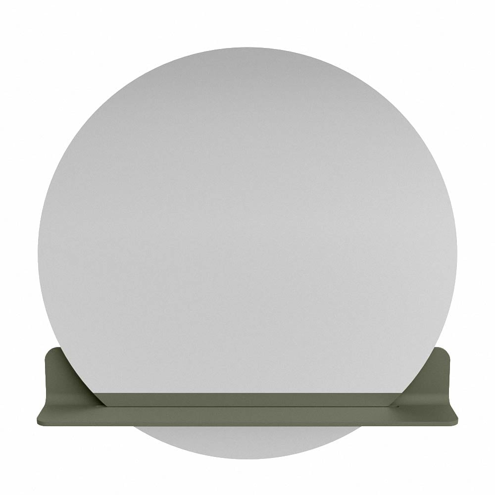 Mondiaz Spot spiegel rond Ø80cm met planchet army
