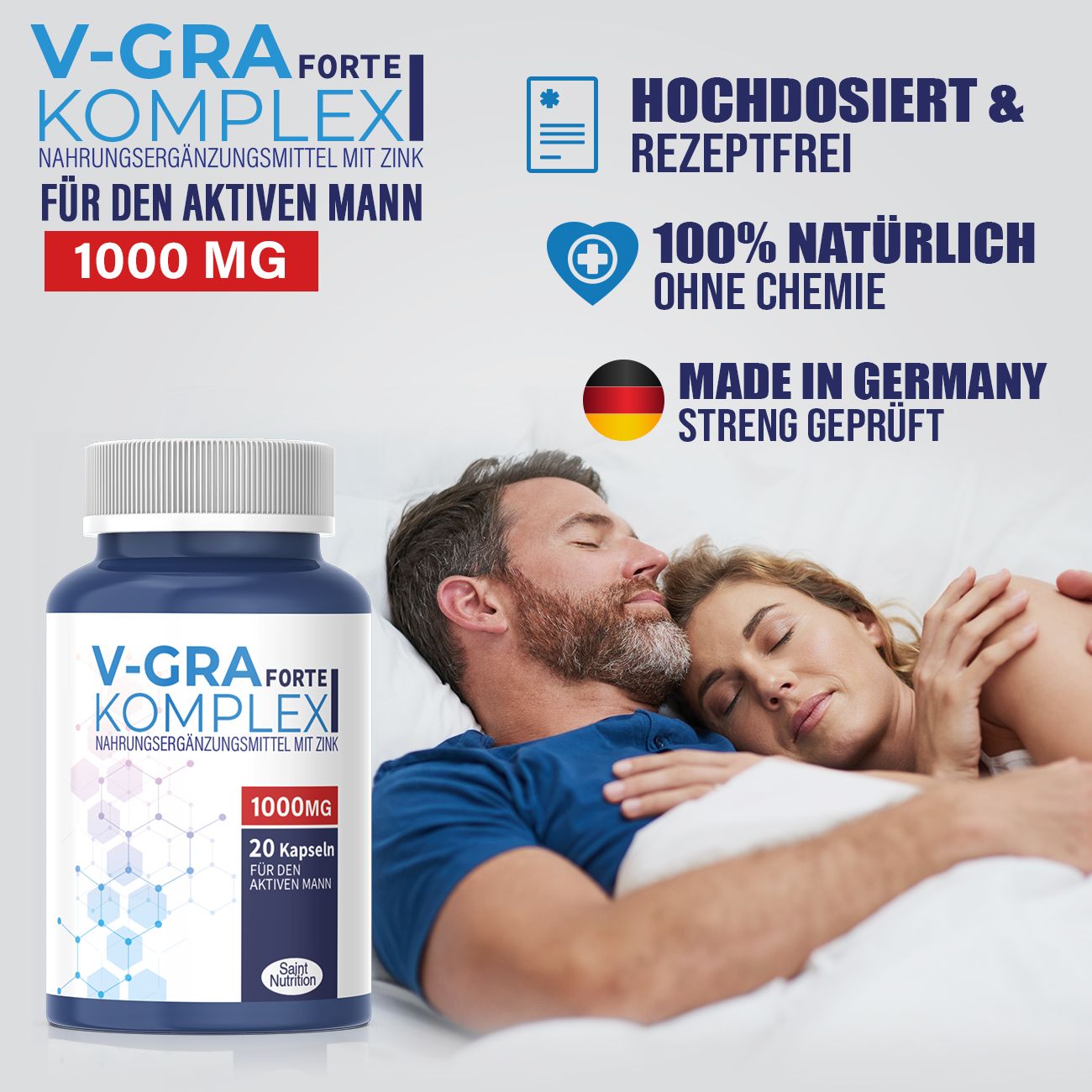 V-GRA Forte Komplex | 1000mg | Potenzmittel