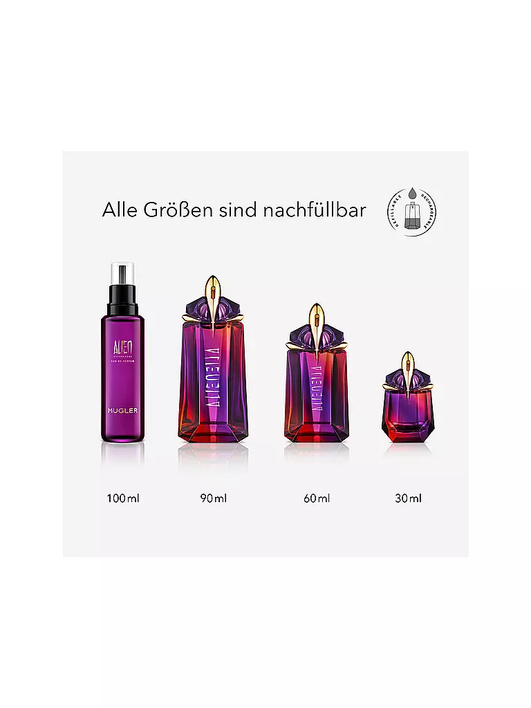 MUGLER Alien Hypersense Eau de Parfum 30ml Nachfüllbar keine Farbe