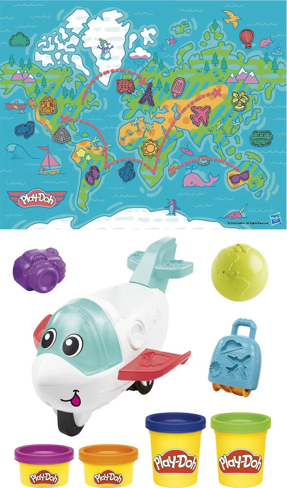 PLAY DOH -  MON AVION DES DECOUVERTES