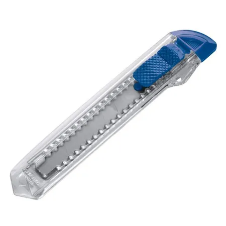 Macma Cutter / Kartonmesser, transparent blau, 10 Stück