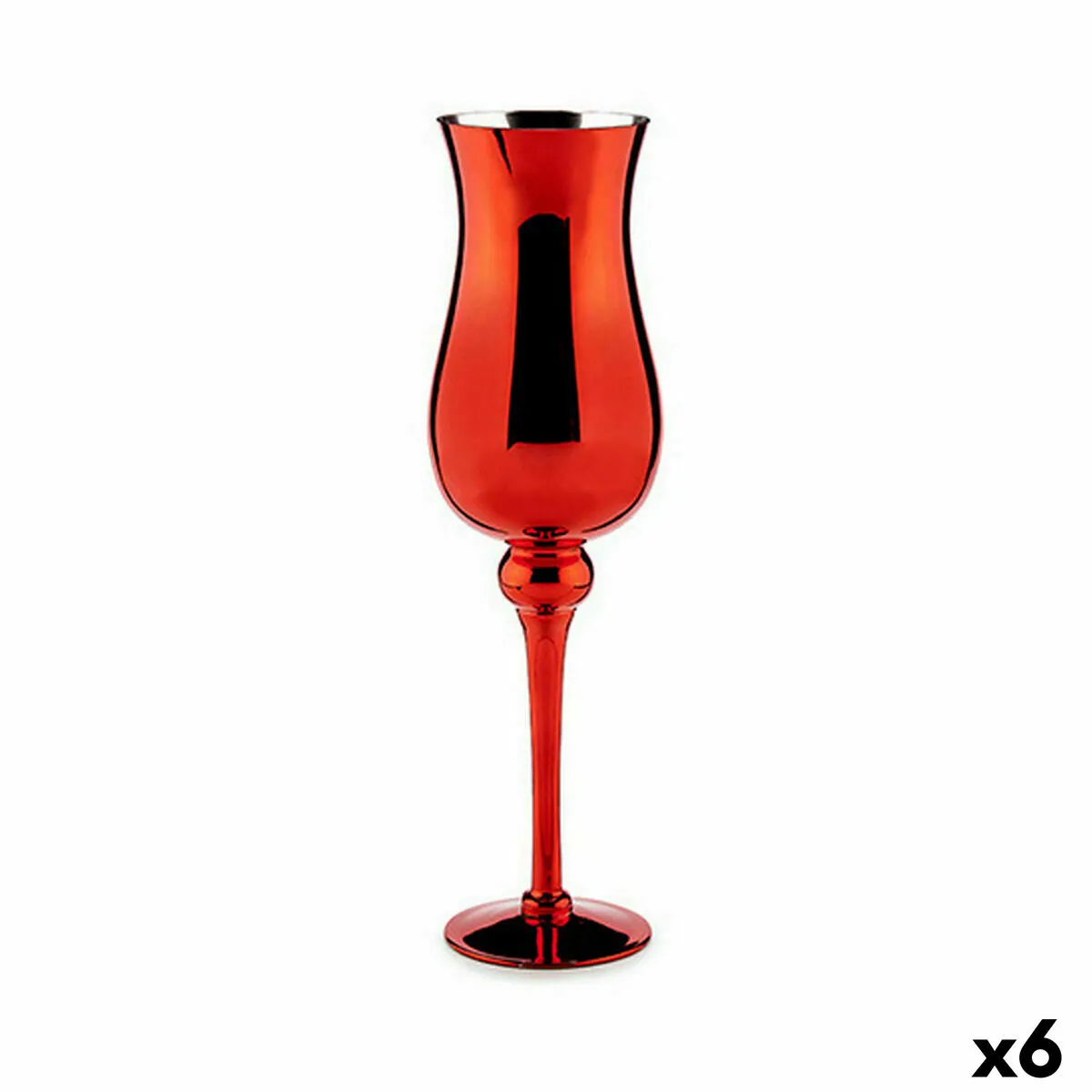 Gift Decor Bougeoir - Rouge Verre