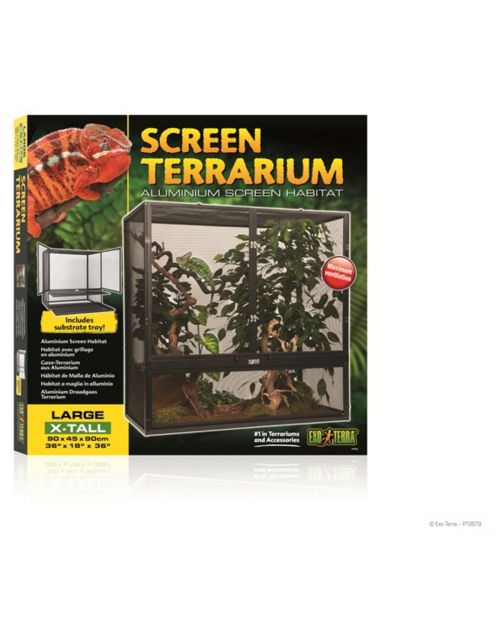 Exo Terra Aluminium Draadgaas Terrarium - Terraria - 90x45x90 cm Large