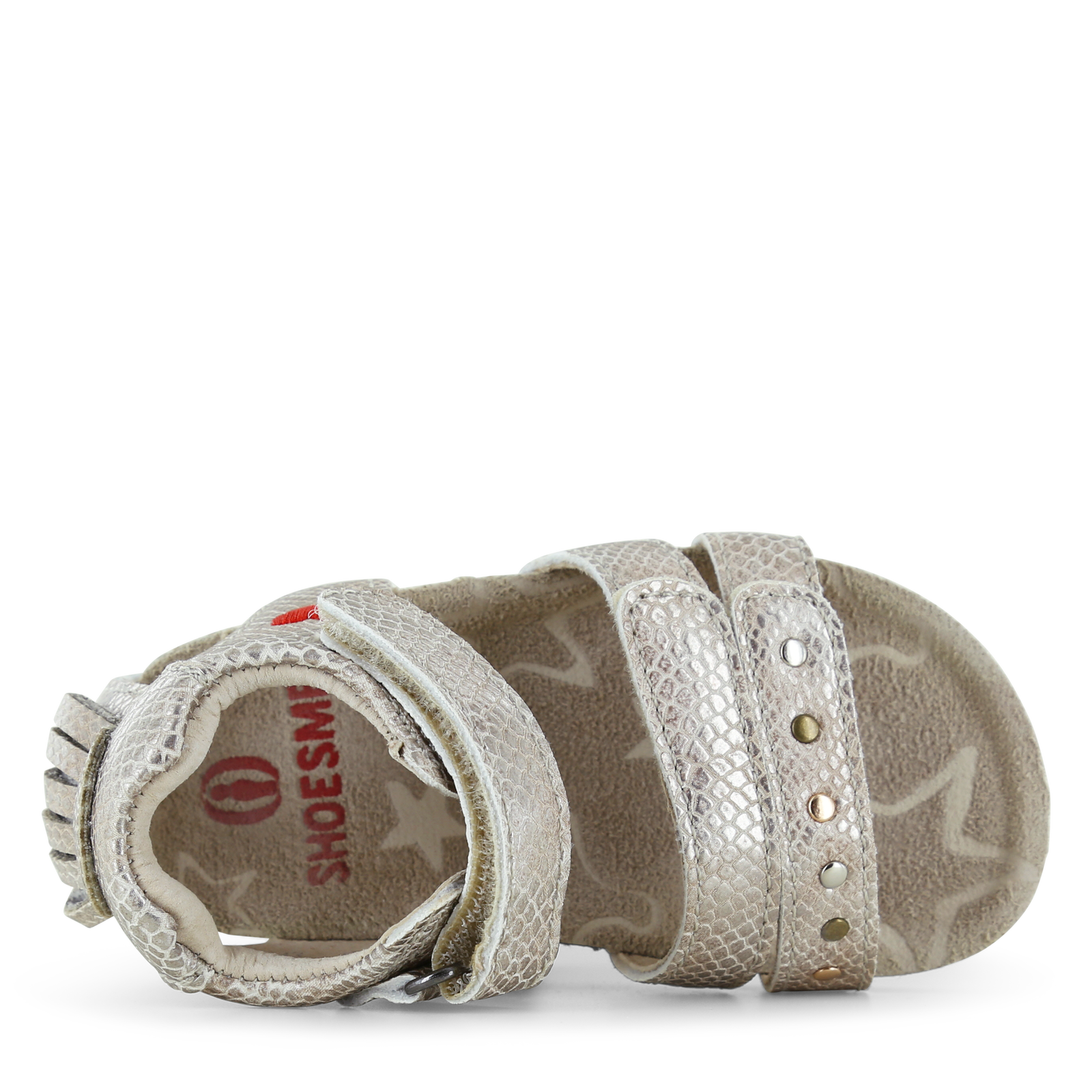 Shoesme metallisch goldene Sandale mit Herz