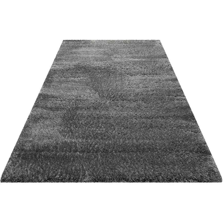 Wecon home basics Hochflorteppich Smilla grau