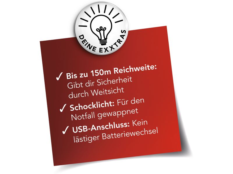 MAXXmee MAXXMEE Power-Taschenlampe 3.7 V 1800 mAh Schwarz Vielseitige Akku-Taschenlampe