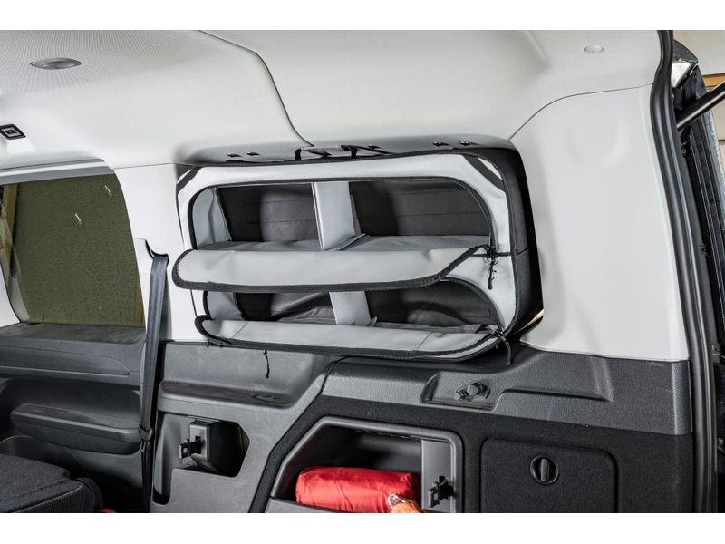 Van Equip Organizer im Set mit Paneel, Beifahrerseite, kurz Fensterpacktasche für VW Caddy 5