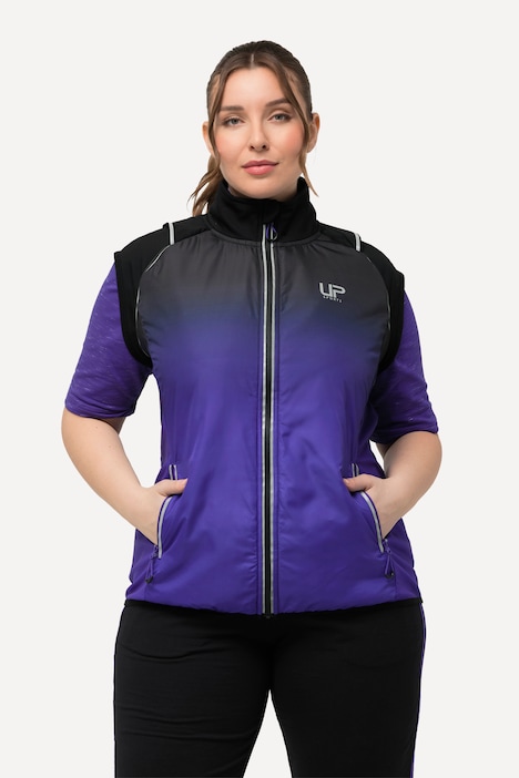 2-in-1-Funktionsjacke, Ärmel abnehmbar, Weste, Reflektor