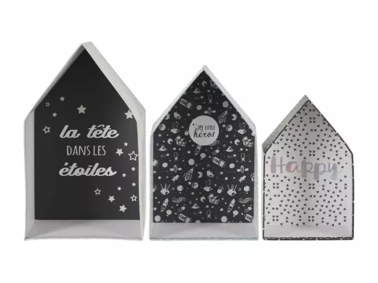 Lot de 3 Boîtes Gigognes 