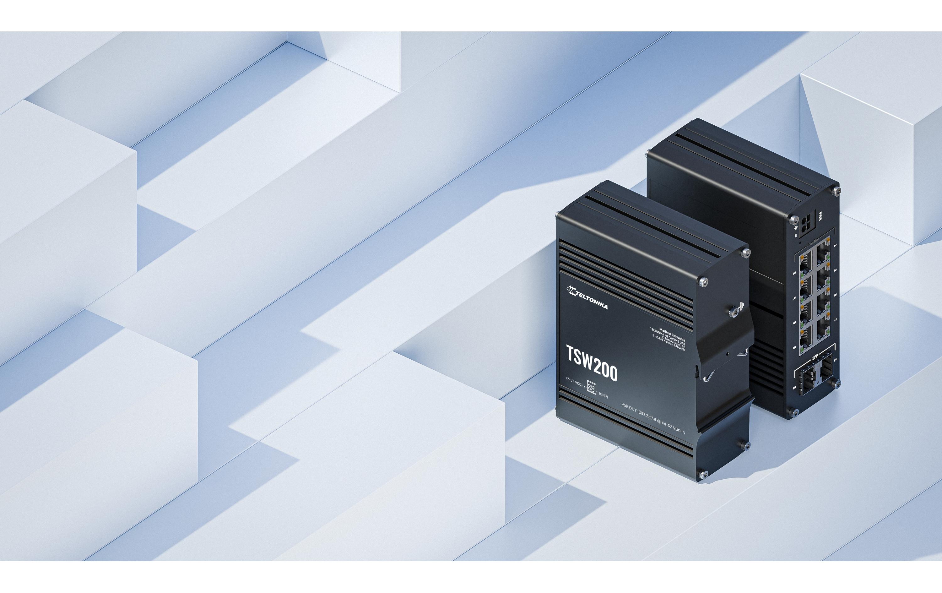 PoE+ Switch TSW200 10 Port<br>Industrial Unmanaged PoE+ Switch