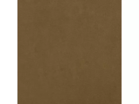 Chaise de relaxation avec repose-pied Marron Velours
