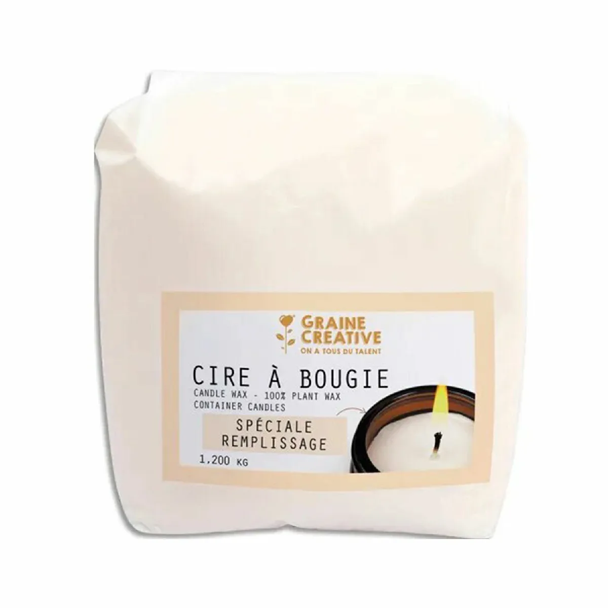 Graines Créatives Cire Végétale Soja 1.2 kg