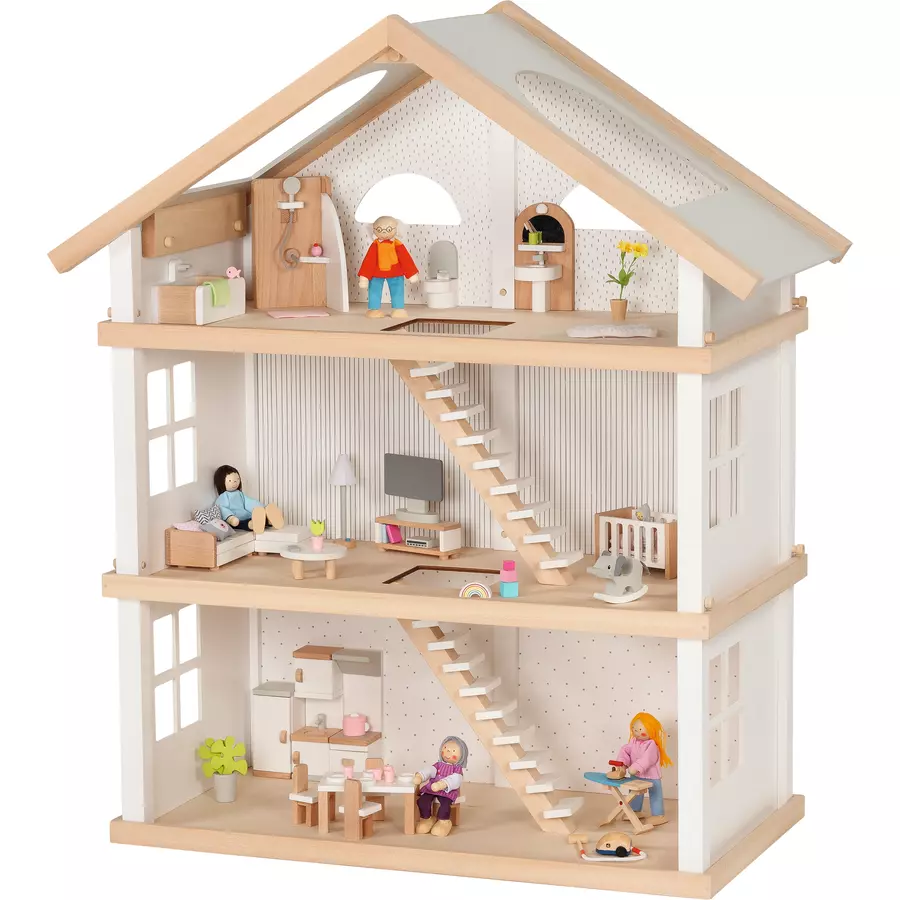 goki Puppenhaus Modern Living, 3 Etagen
